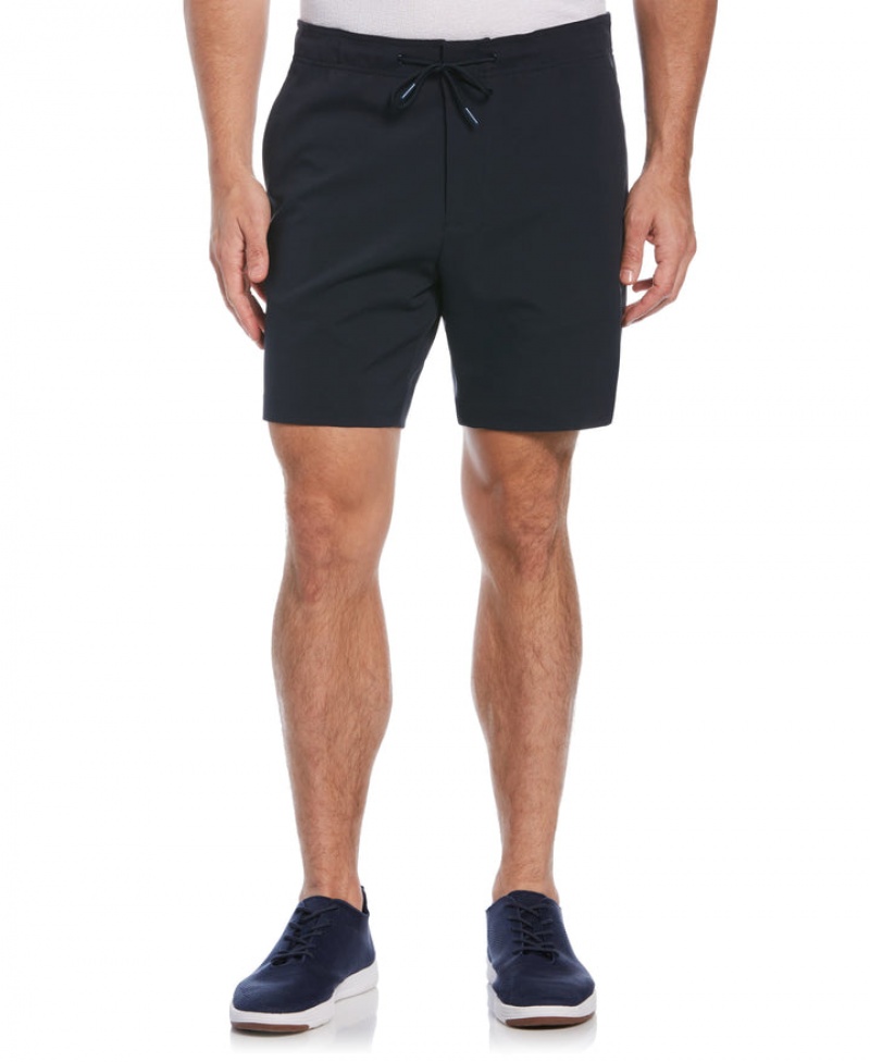 Perry Ellis Ponte Knit Stretch Short Dark Sapphire | 069SBTZMG