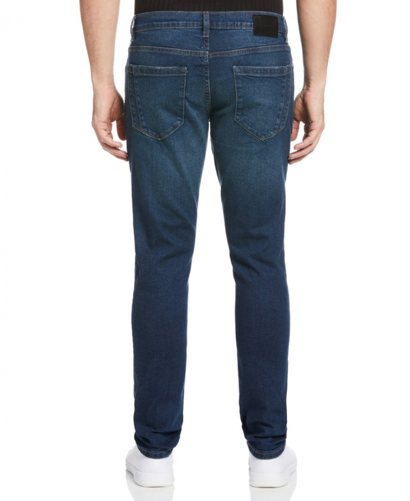 Perry Ellis Recover™ Skinny Dark Indigo Denim Jeans Dark Indigo | 063YNTFES