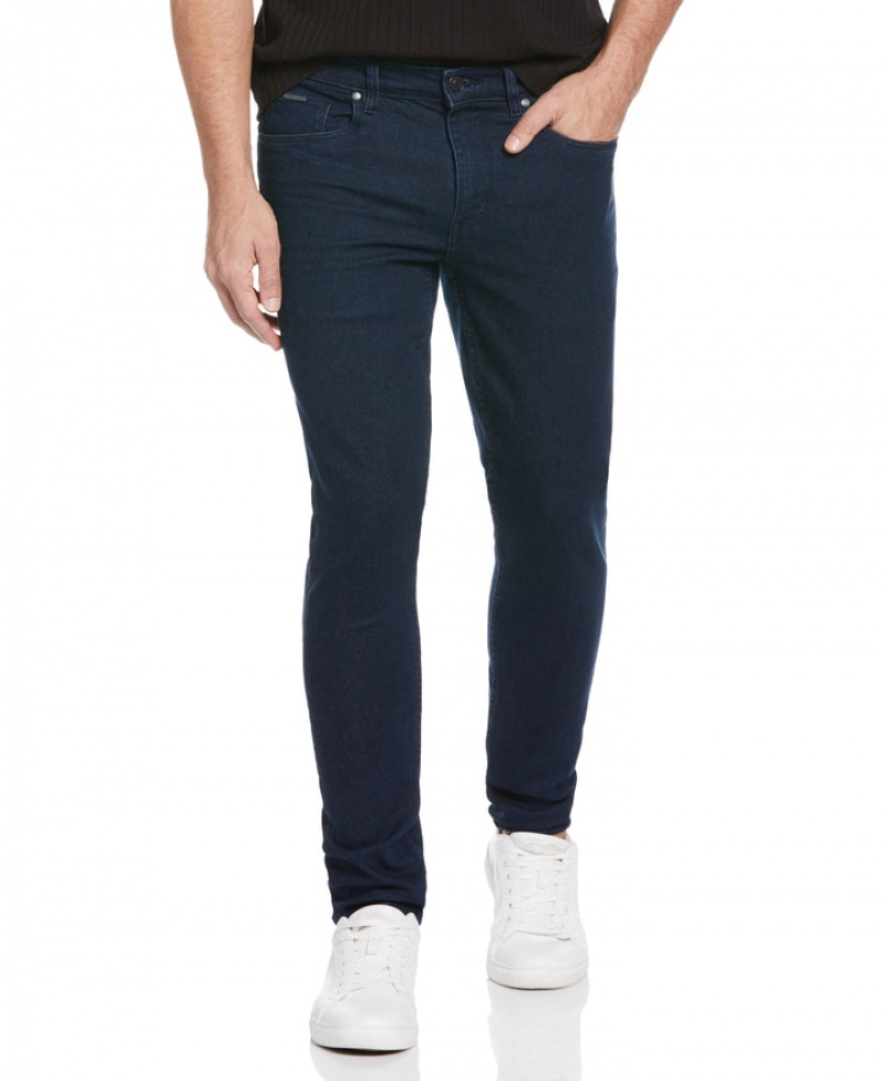 Perry Ellis Recover™ Skinny Dark Indigo Denim Jeans Dark Indigo | 063YNTFES