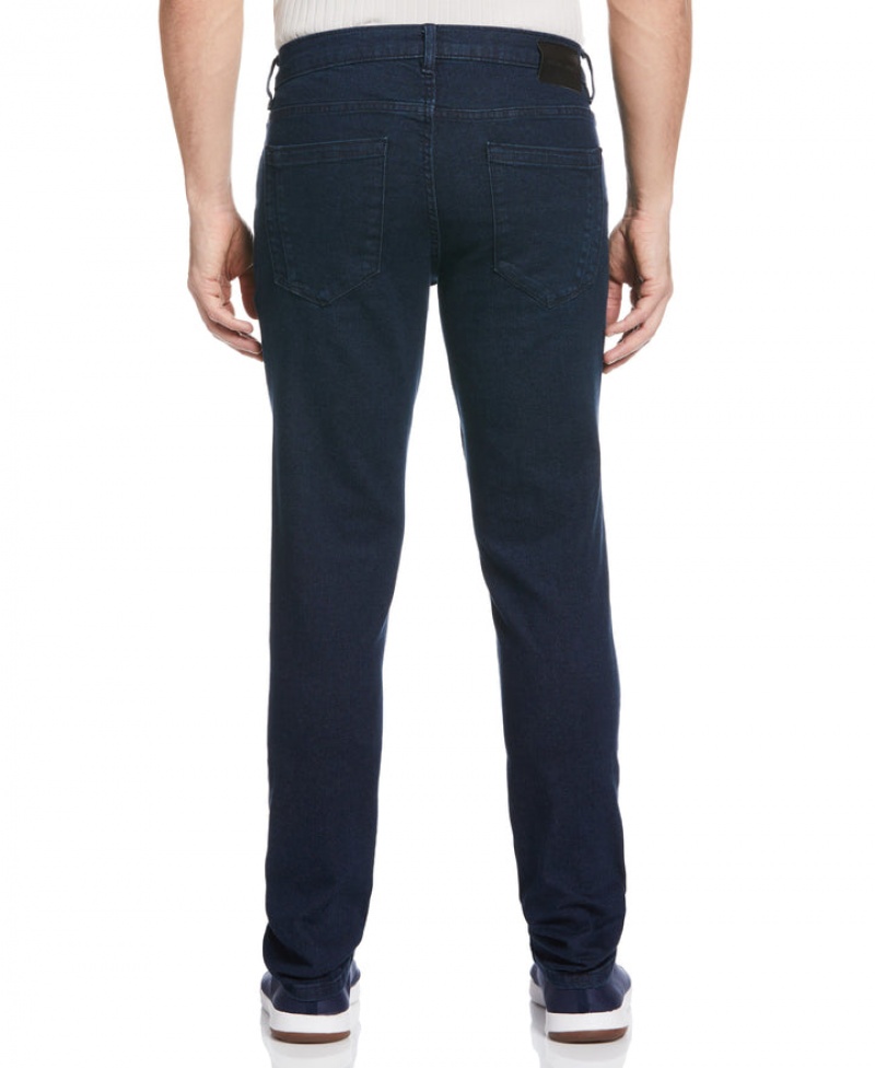 Perry Ellis Recover™ Slim Fit Dark Indigo Denim Jeans Dark Indigo | 781GYALHP