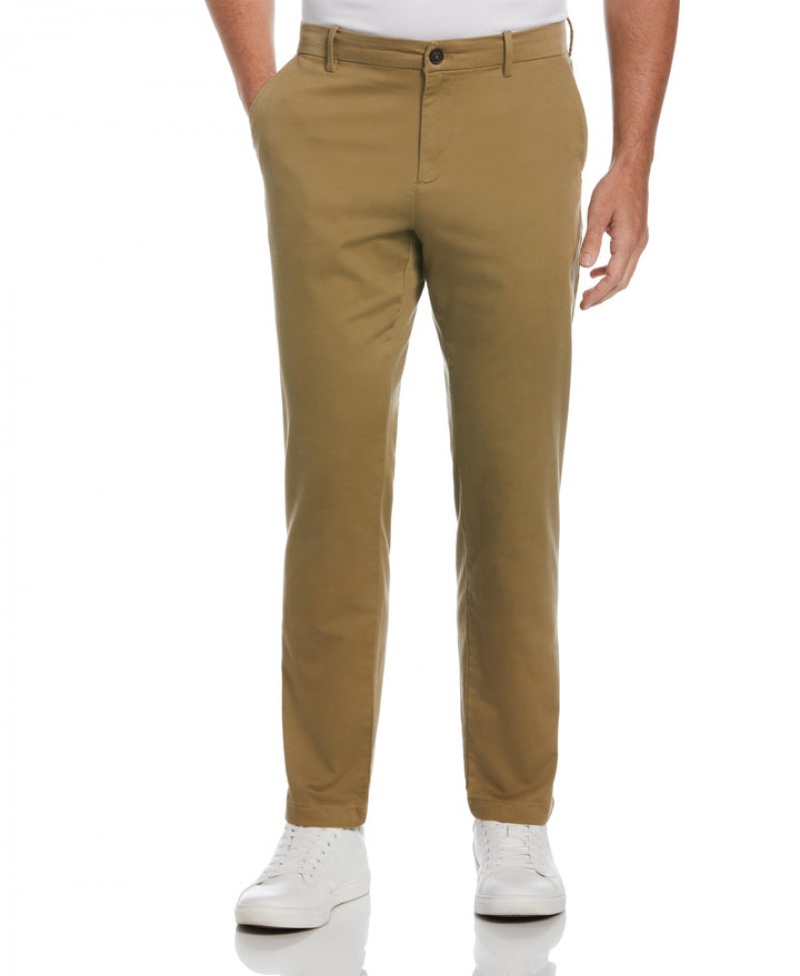 Perry Ellis Slim Fit Anywhere Stretch Chino Pant Elmwood | 387YZXOKL