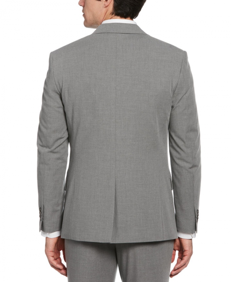 Perry Ellis Slim Fit Louis Suit Jacket Alloy | 156QISEZY