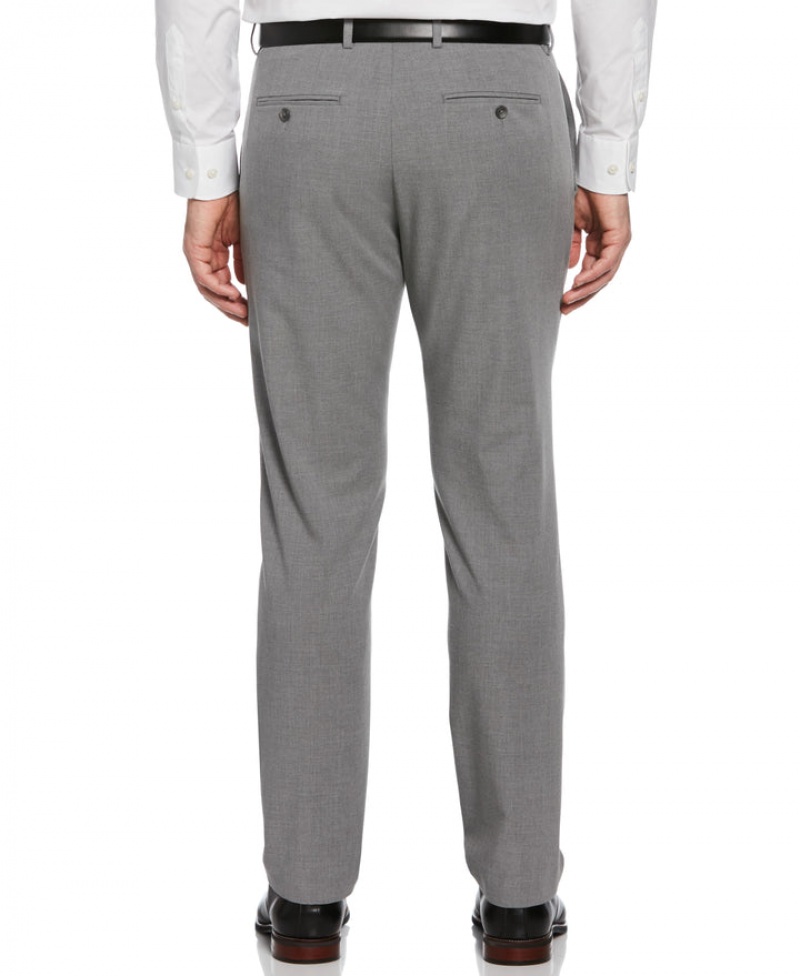 Perry Ellis Slim Fit Louis Suit Pant Alloy | 579LVENHT