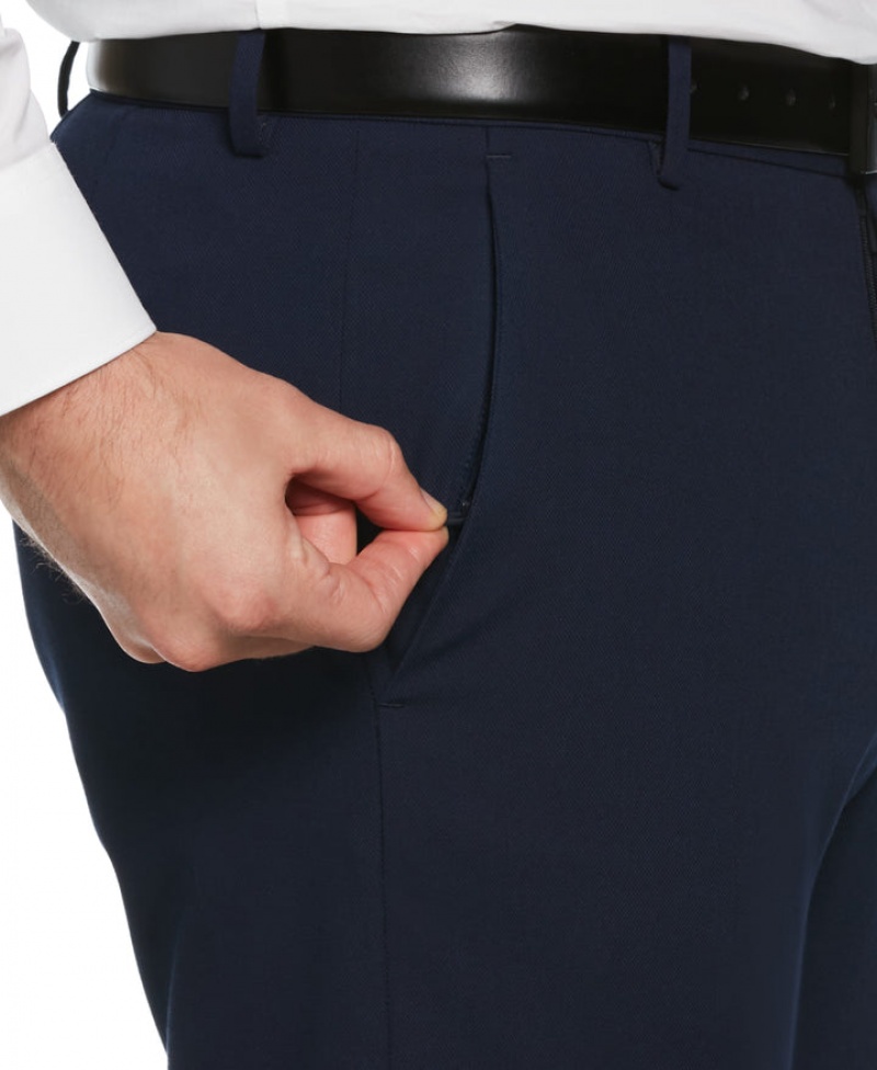 Perry Ellis Slim Fit Louis Suit Pant Navy | 573SEVOGY