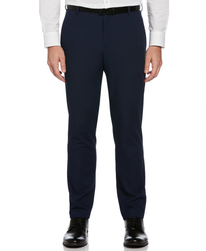 Perry Ellis Slim Fit Louis Suit Pant Navy | 573SEVOGY