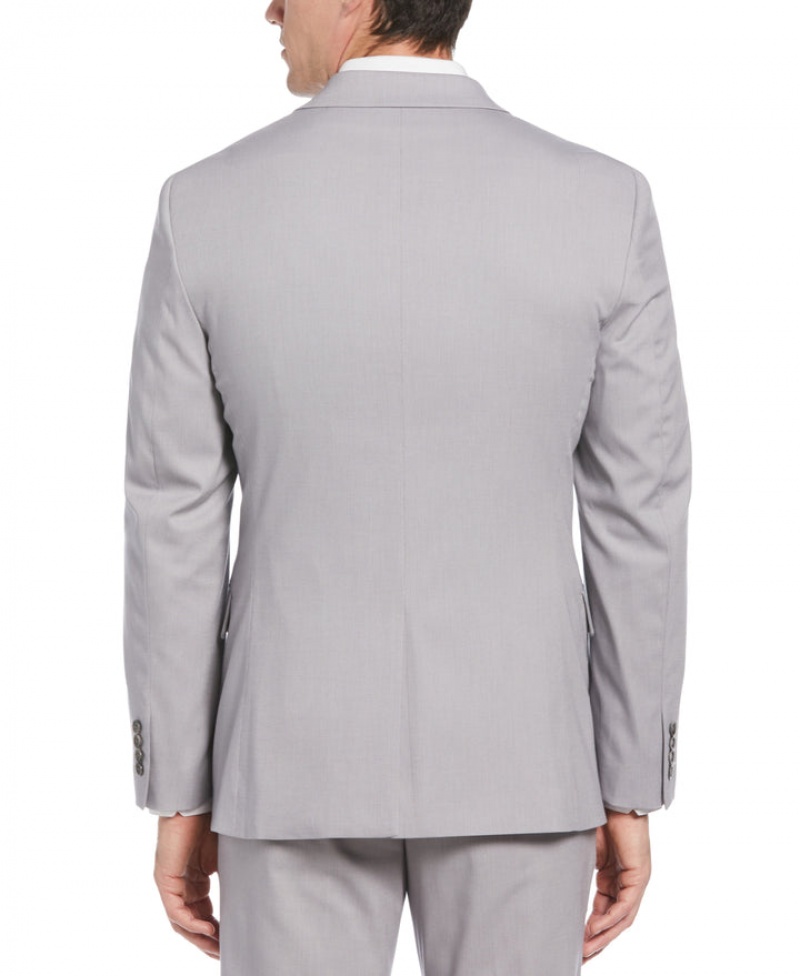 Perry Ellis Slim Fit Performance Tech Suit Jacket Alloy | 624ZAQLEV