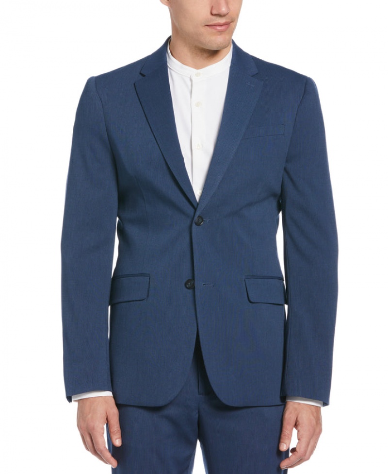 Perry Ellis Slim Fit Performance Tech Suit Jacket Azure | 960TBESUW