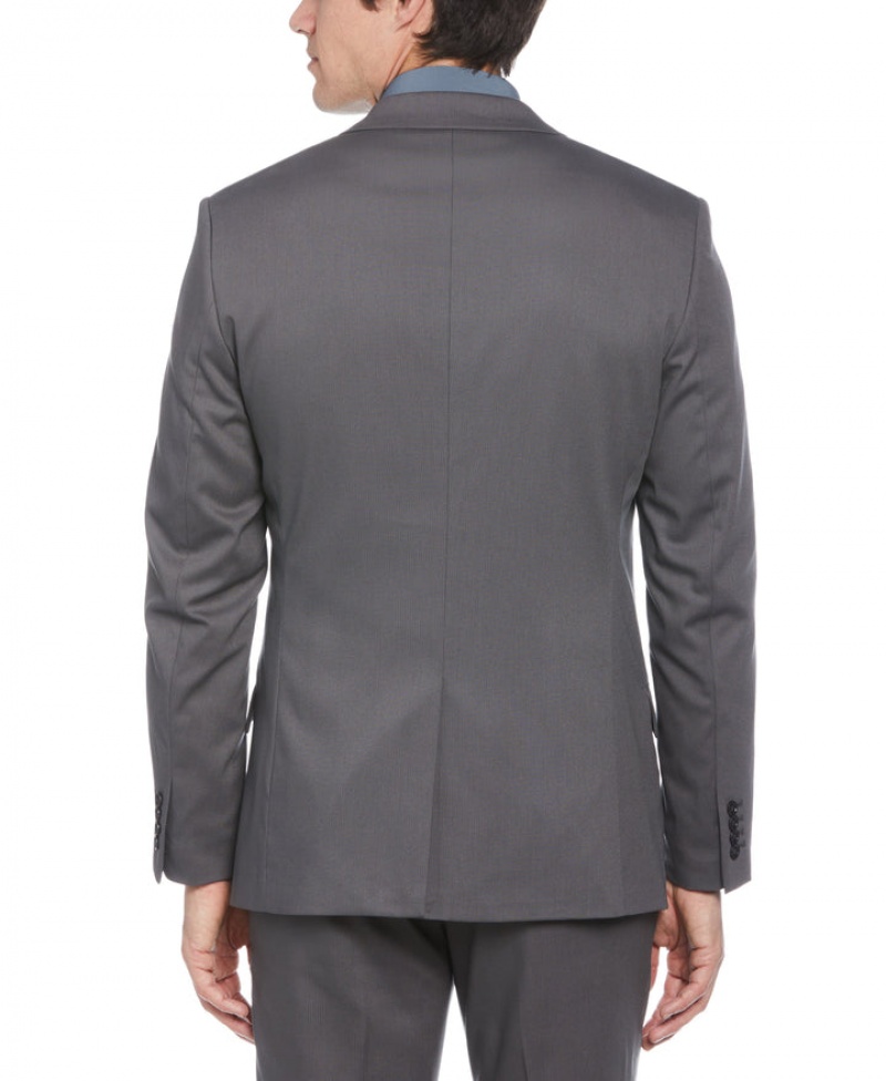 Perry Ellis Slim Fit Performance Tech Suit Jacket Smoked Pearl | 723JOVLHY