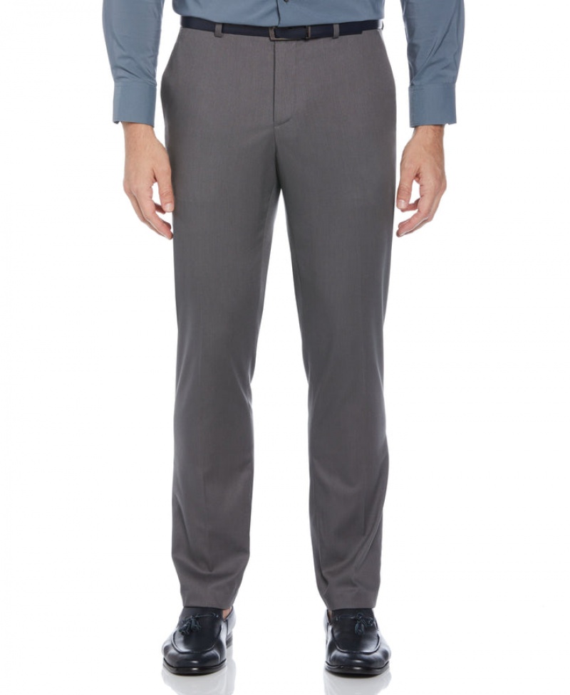 Perry Ellis Slim Fit Performance Tech Suit Pant Smoked Pearl | 153WZROXQ