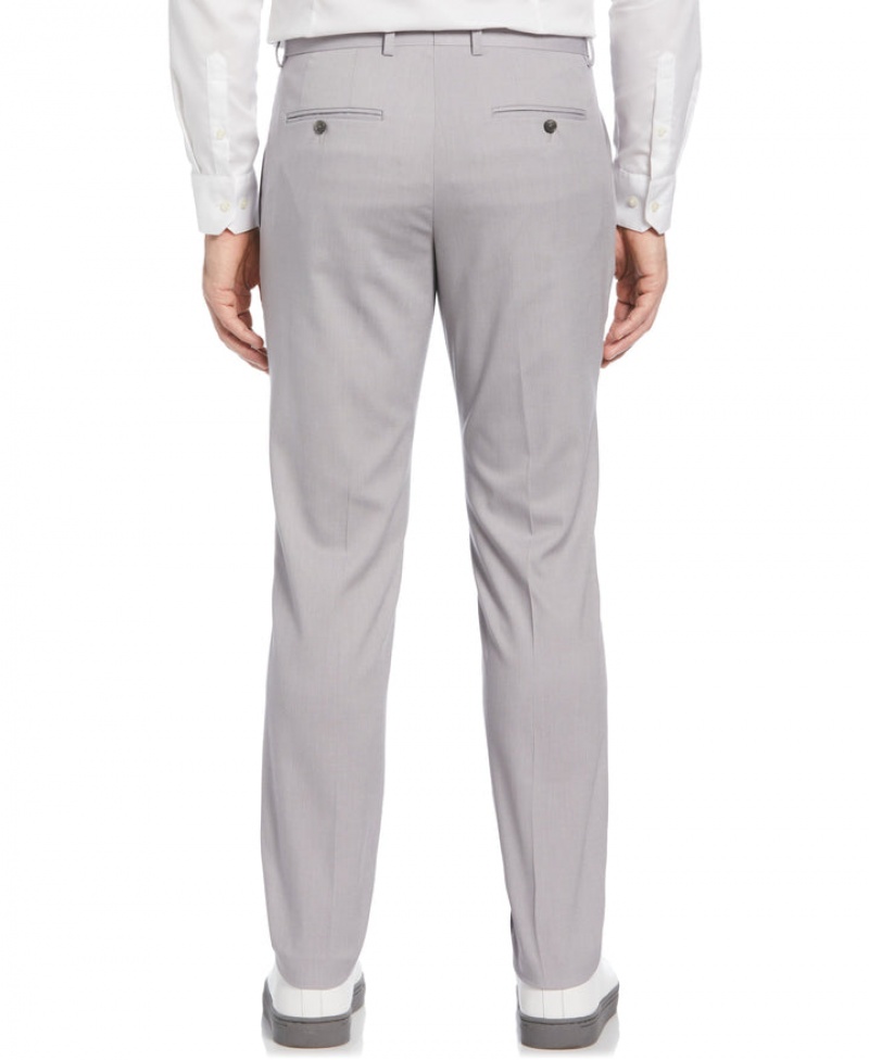 Perry Ellis Slim Fit Performance Tech Suit Pant Alloy | 827BGIRXL