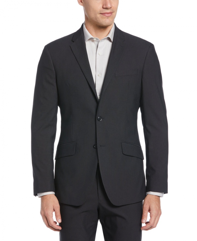 Perry Ellis Slim Fit Stretch Washable Suit Jacket Charcoal | 315MLNZRK