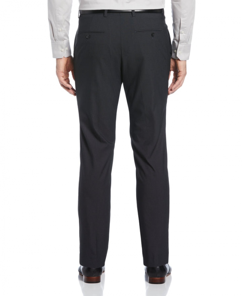 Perry Ellis Slim Fit Stretch Washable Suit Pant Charcoal | 271CSUJZL