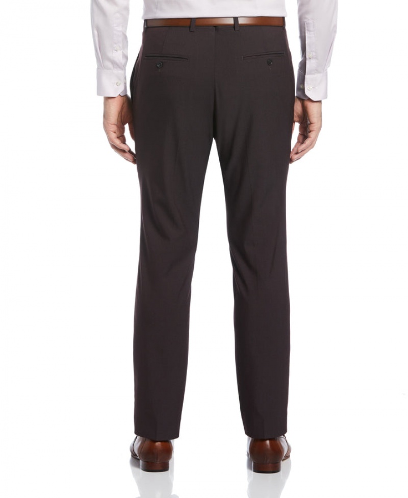 Perry Ellis Slim Fit Stretch Washable Suit Pant Port | 987OTDYLR