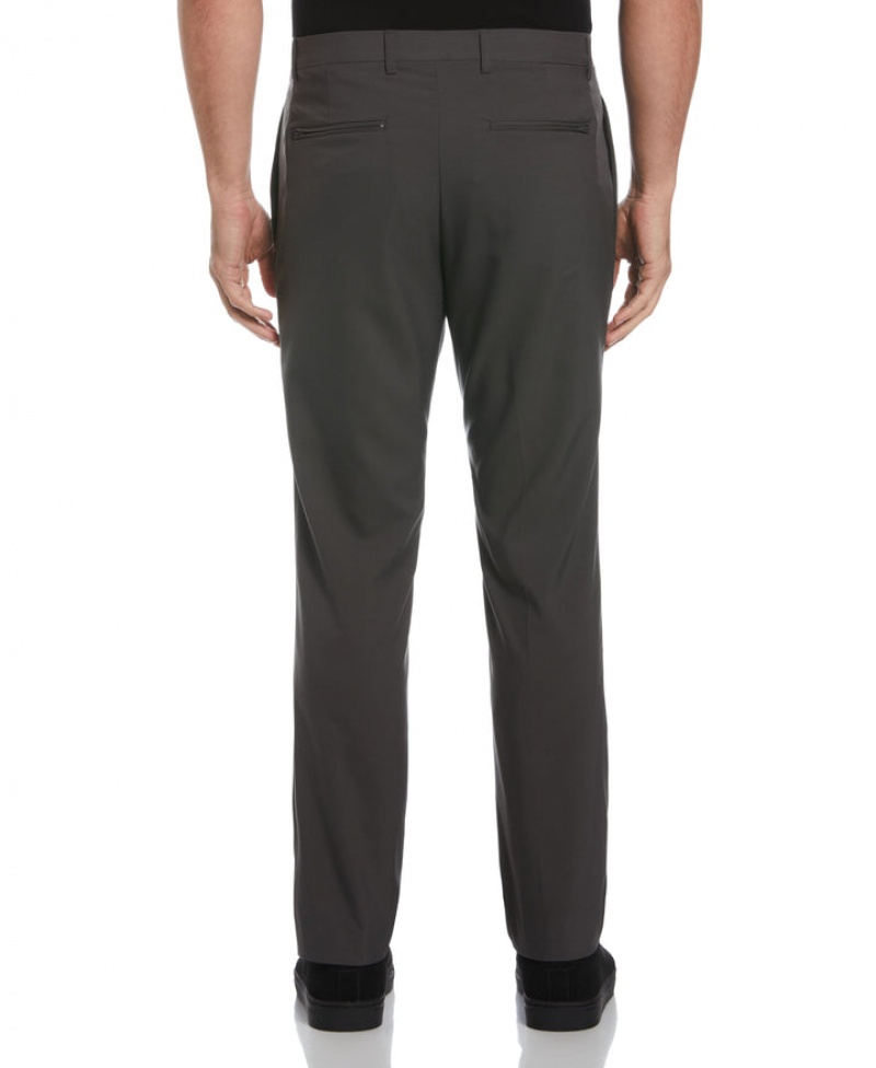 Perry Ellis Slim Fit Tech Portfolio Dress Pant Asphalt | 245PBUGJX