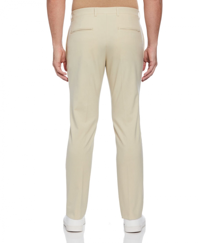 Perry Ellis Slim Fit Tech Portfolio Dress Pant Gravel | 320MASUEN