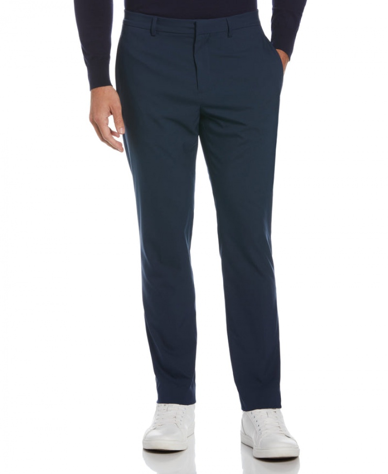 Perry Ellis Slim Fit Tech Portfolio Dress Pant Ink | 543NFBWOC