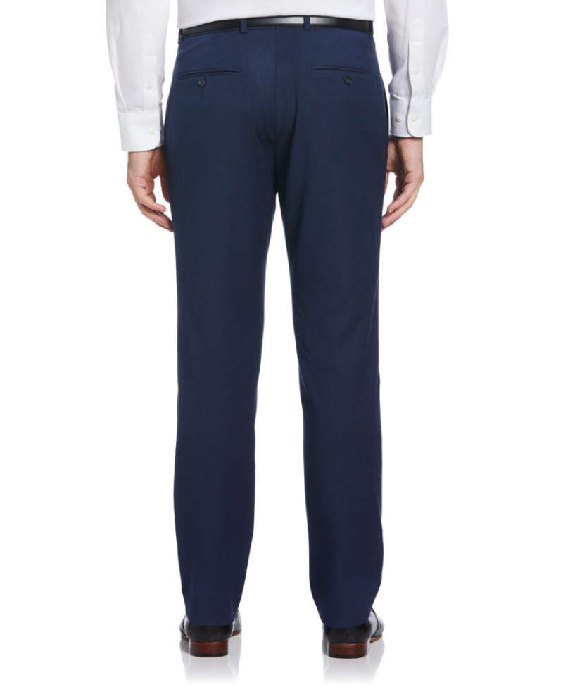 Perry Ellis Slim Fit Washable Suit Pant Deep Navy | 149AFYCRT