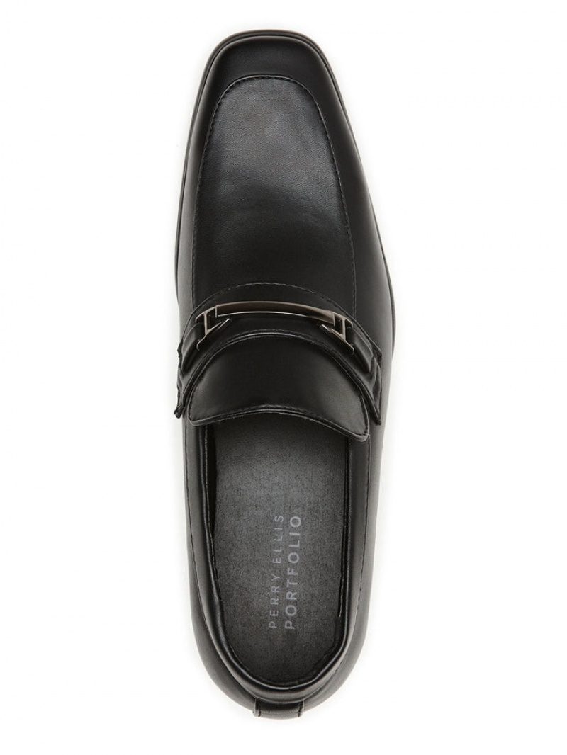 Perry Ellis Stewart Portfolio Dress Shoe Black | 549EXAJCL