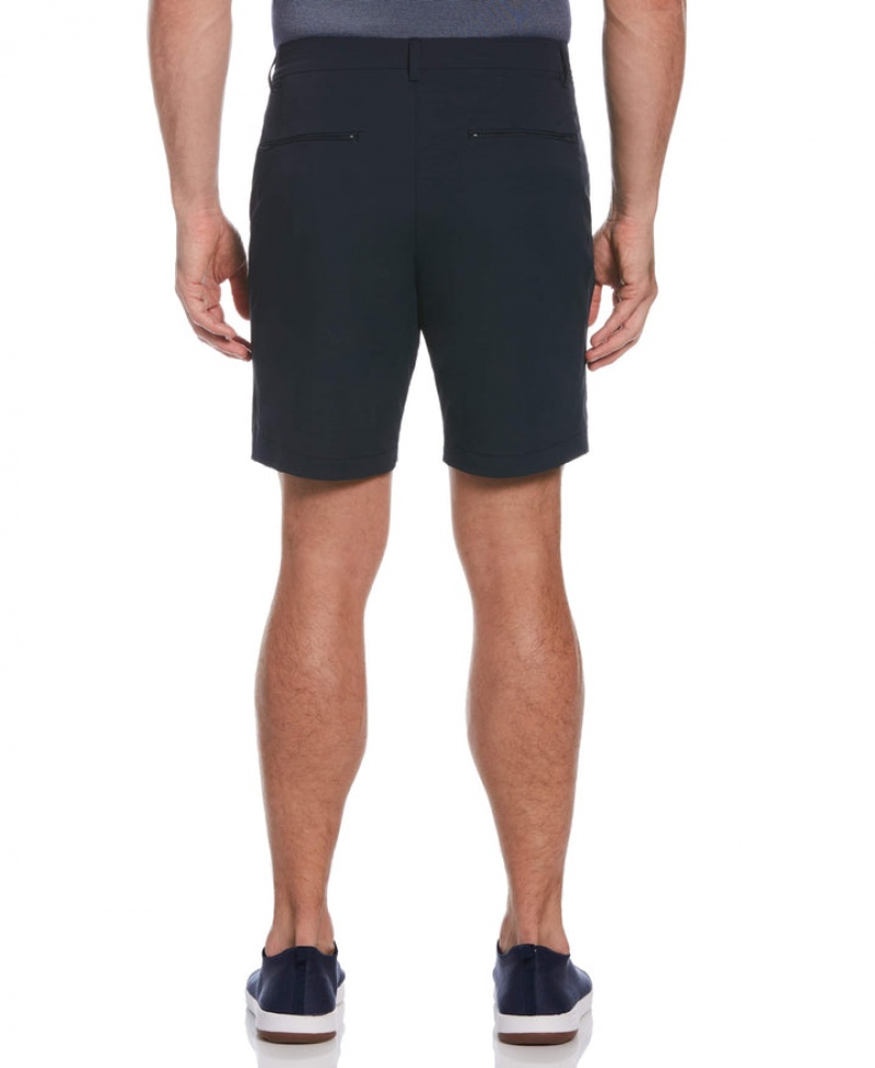 Perry Ellis Stretch Solid Tech Short Dark Sapphire | 847GULHVZ