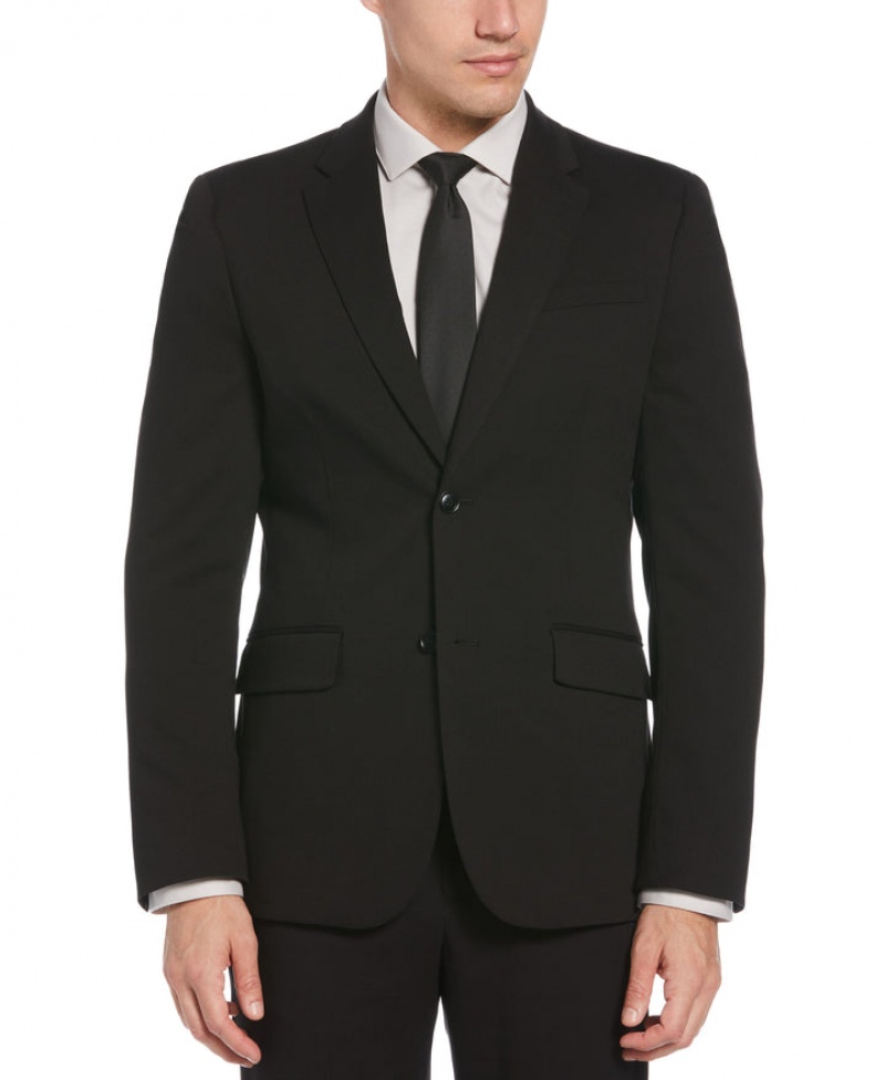 Perry Ellis Tall Performance Suit Jacket Black | 954FZTBAX