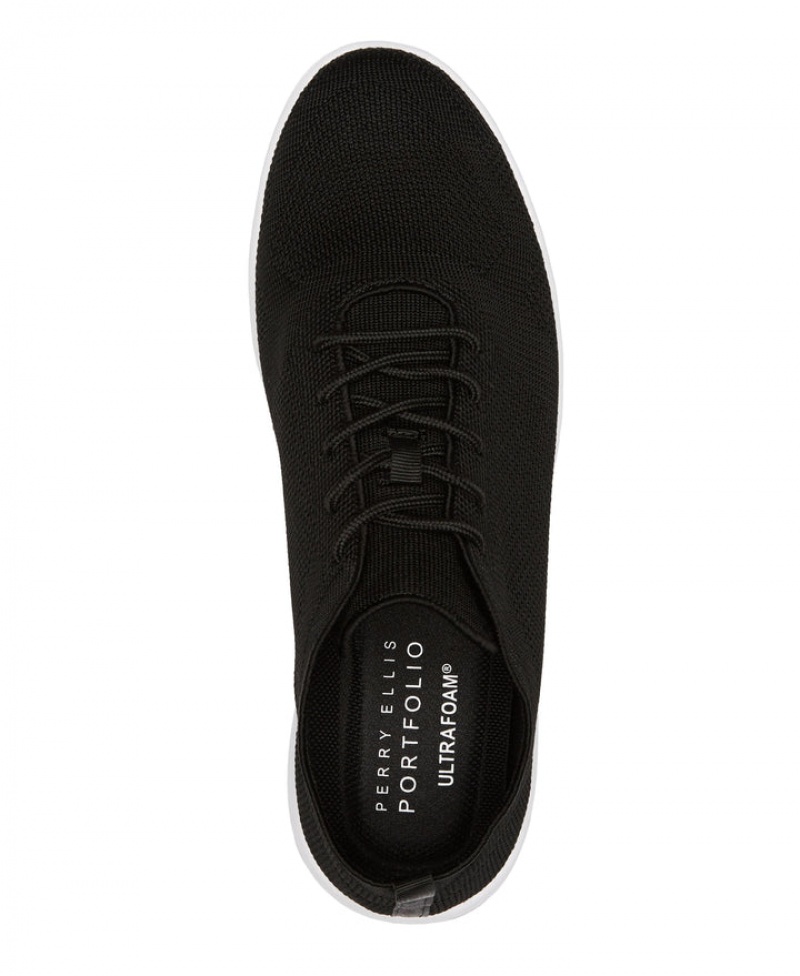 Perry Ellis Tread Sneaker Black | 271VTAUOI