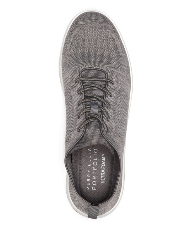 Perry Ellis Tread Sneaker Grey | 261BMAHDF