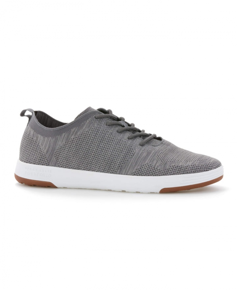 Perry Ellis Tread Sneaker Grey | 879AQVCNZ