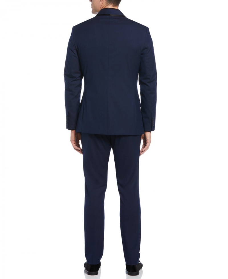 Perry Ellis Very Slim Fit Navy Tuxedo Navy | 372XAFZGE