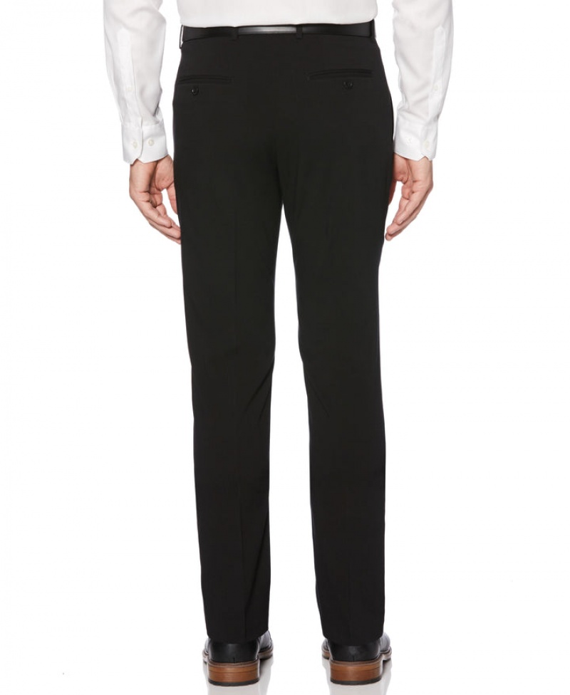 Perry Ellis Very Slim Fit Performance Tech Suit Pant Black | 406UYJDCZ