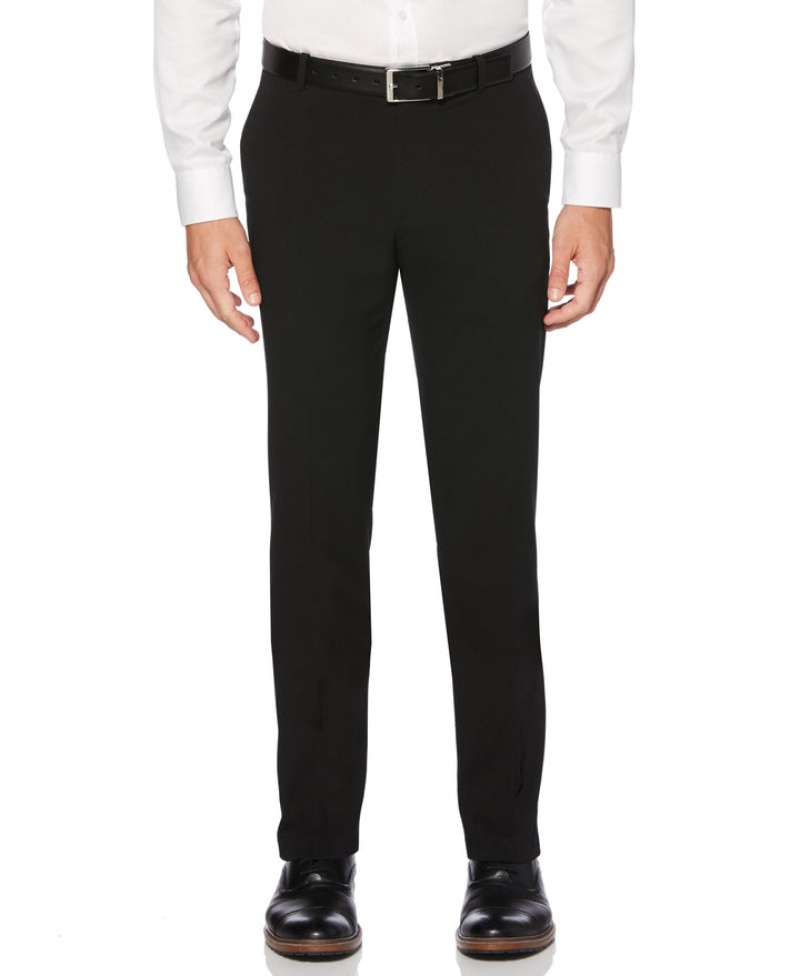 Perry Ellis Very Slim Fit Performance Tech Suit Pant Black | 290LAQZGH