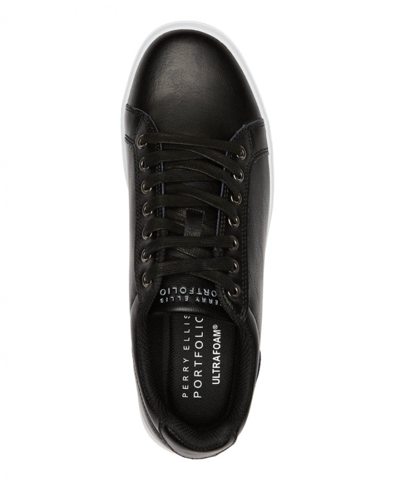 Perry Ellis Vincent Sneaker Black | 158YPHTQJ