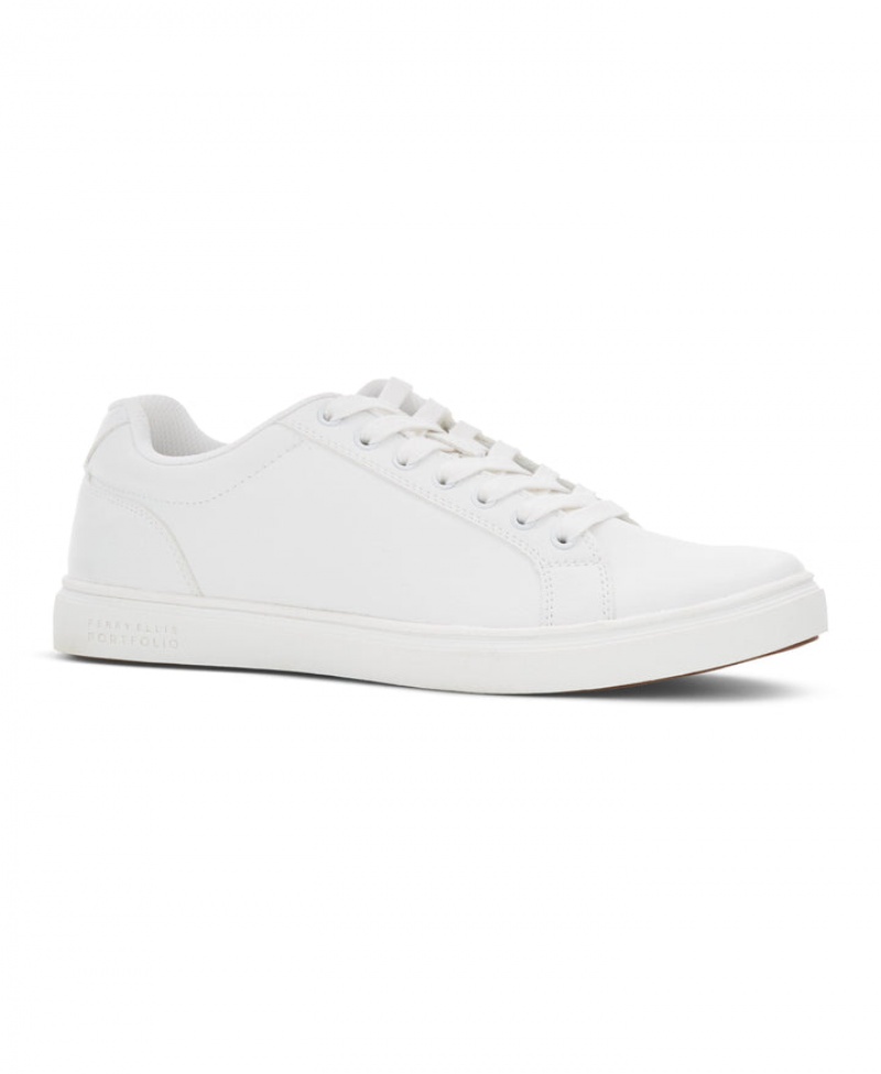 Perry Ellis Vincent Sneaker Bright White | 364XQAIRB